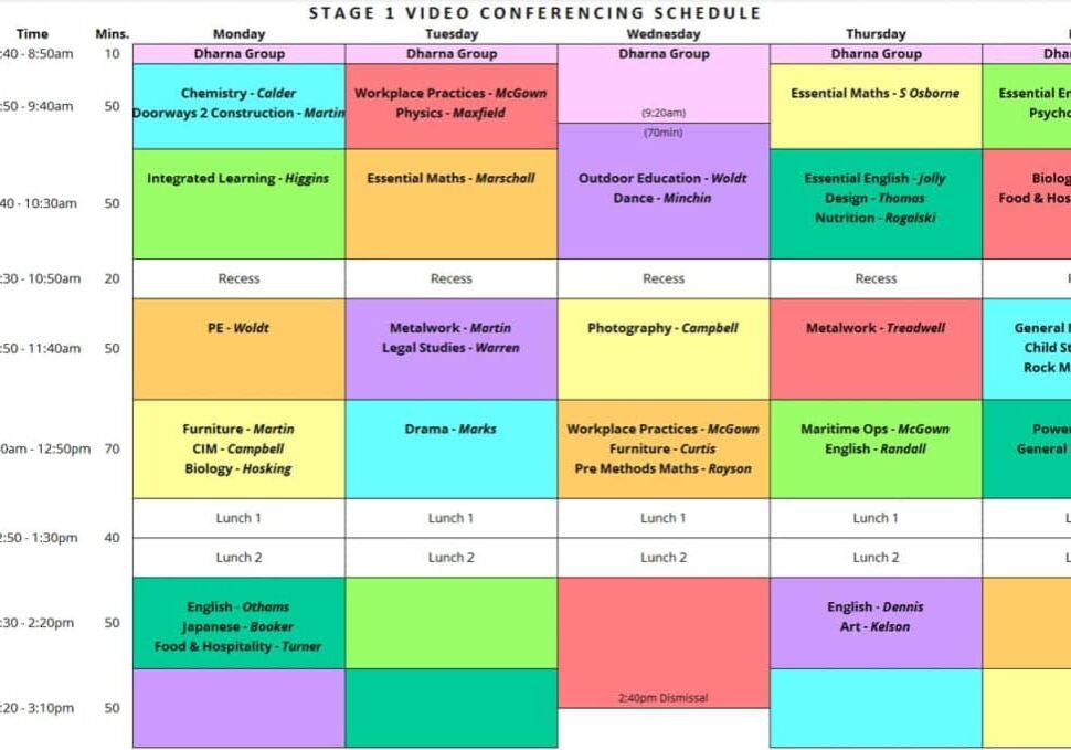 stage-1-video-conferencing-schedule